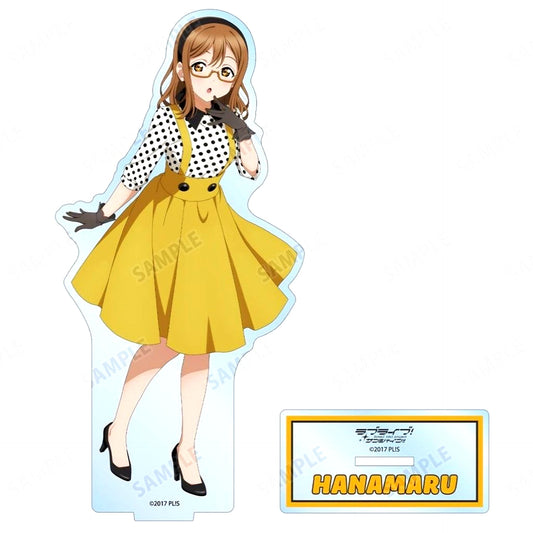 Hanamaru Kunikida Illustration The Blue Swell Costume Ver. Big Acrylic Stand Love Live! Sunshine!! POP UP SHOP TOWER RECORDS Vol. 2 [USED]