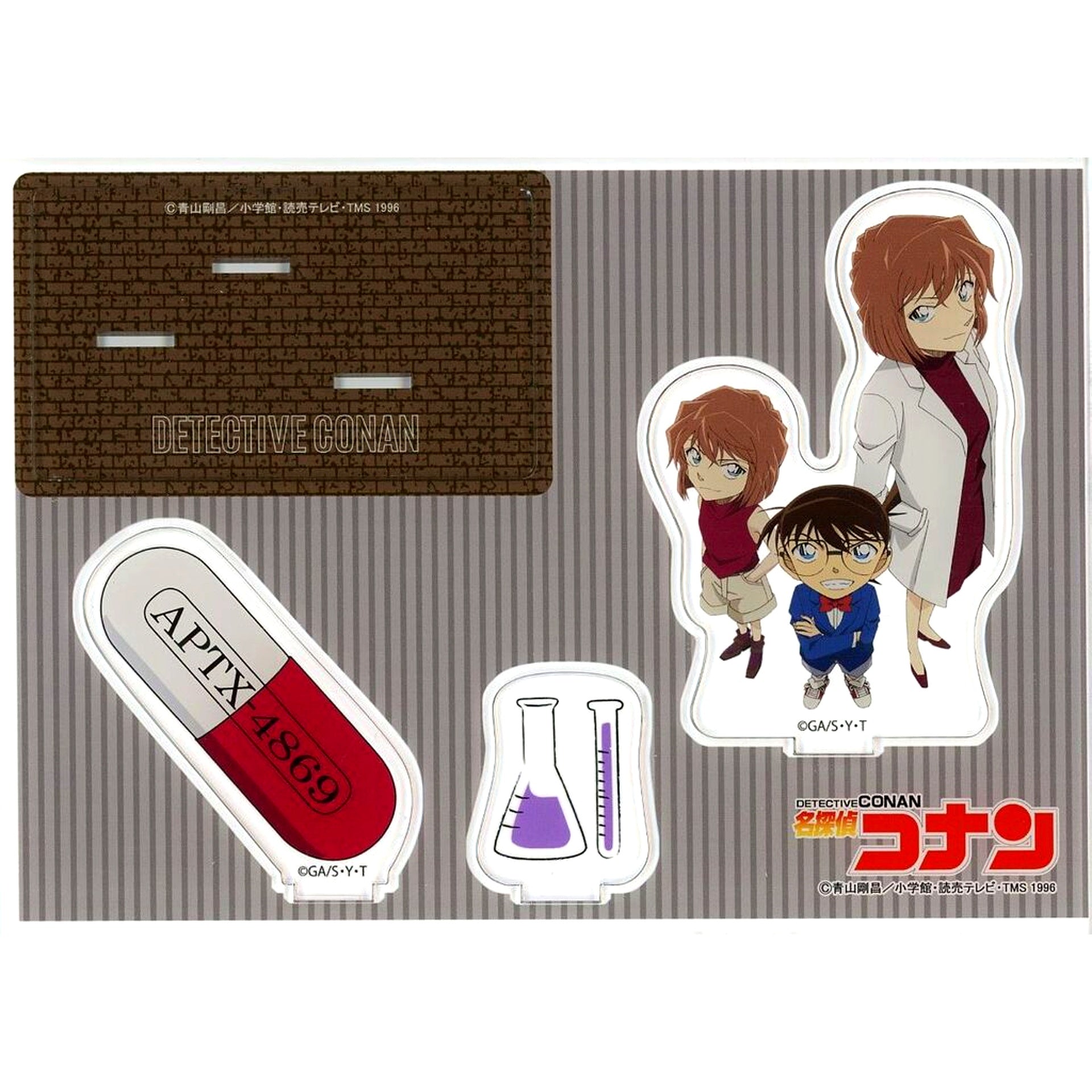 Conan Edogawa & Ai Haibara Acrylic Stand Detective Conan x Shimamura Conan Edogawa & Ai Haibara Set Single Item [USED]