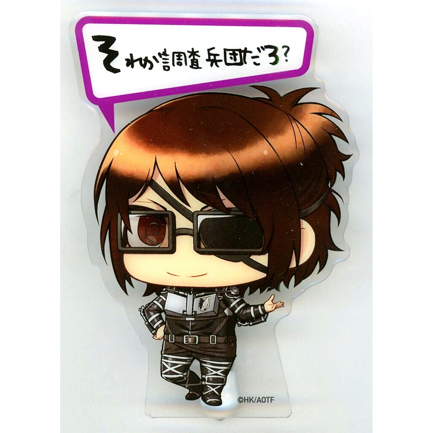 Hange Zoe Chimi Chara Doko Sta Acrylic Stand Attack on Titan The Final Season [USED]