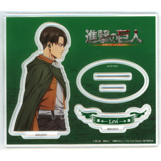 Levi Ackerman Profile Acrylic Stand Attack on Titan x ONKYO [USED]