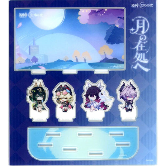 Key Visual Acrylic Diorama Genshin Impact LunaIV Release Commemorative Offline Event Tsuki no Arika e [USED]