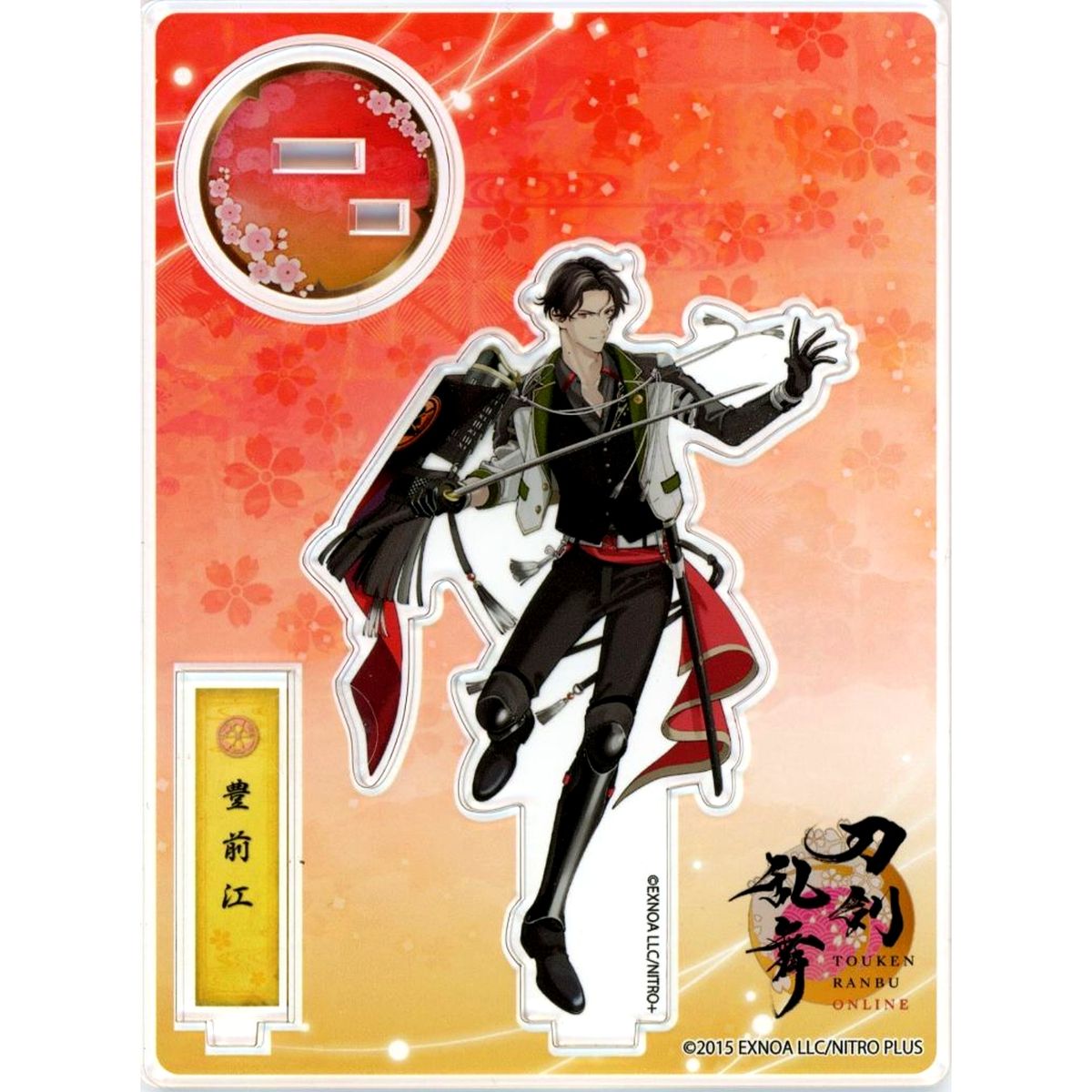 Buzen Gou No.074 Touken Ranbu ONLINE Acrylic Figure Kiwami Battle [USED]