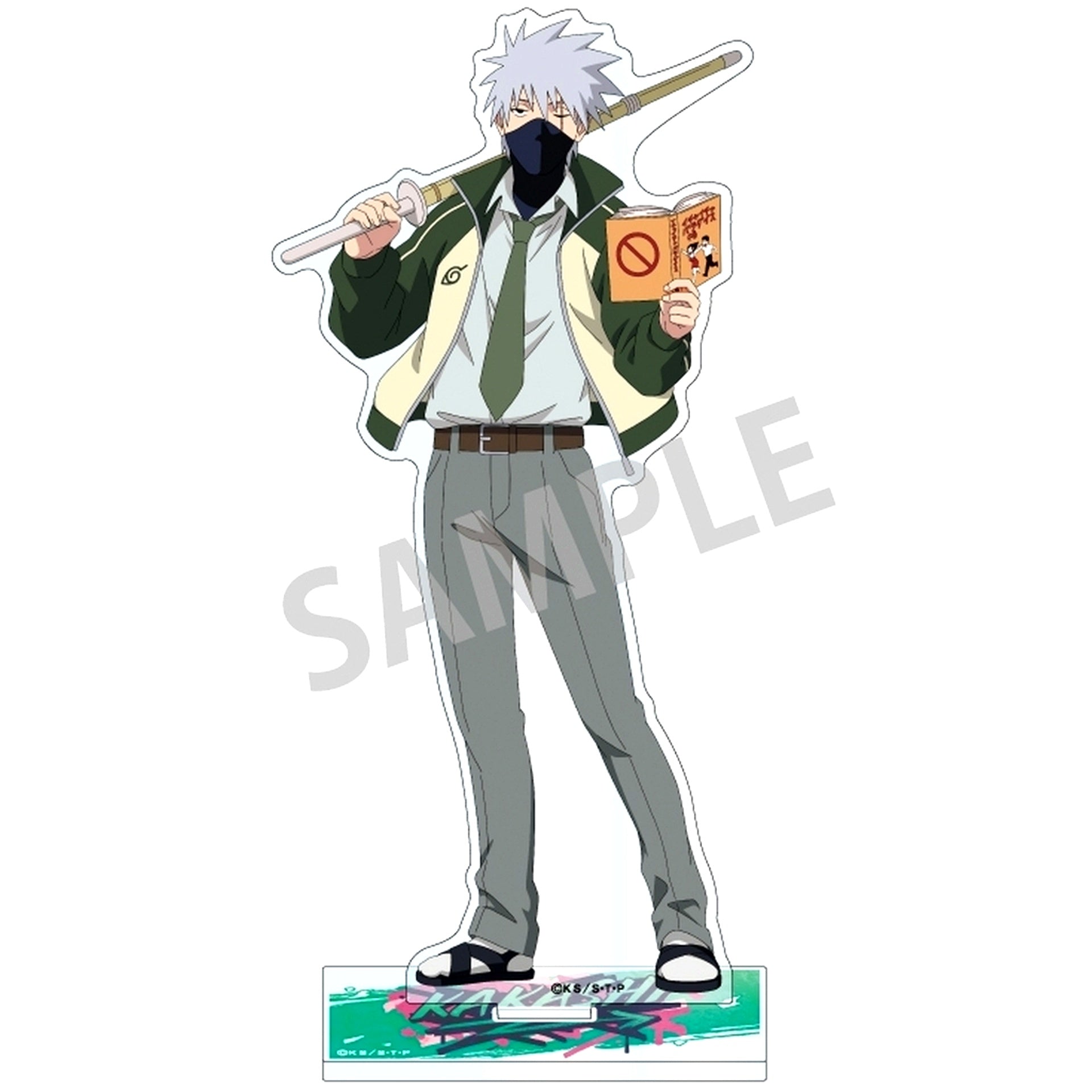 Kakashi Hatake Academy Acrylic Stand Naruto Shippuden [USED]