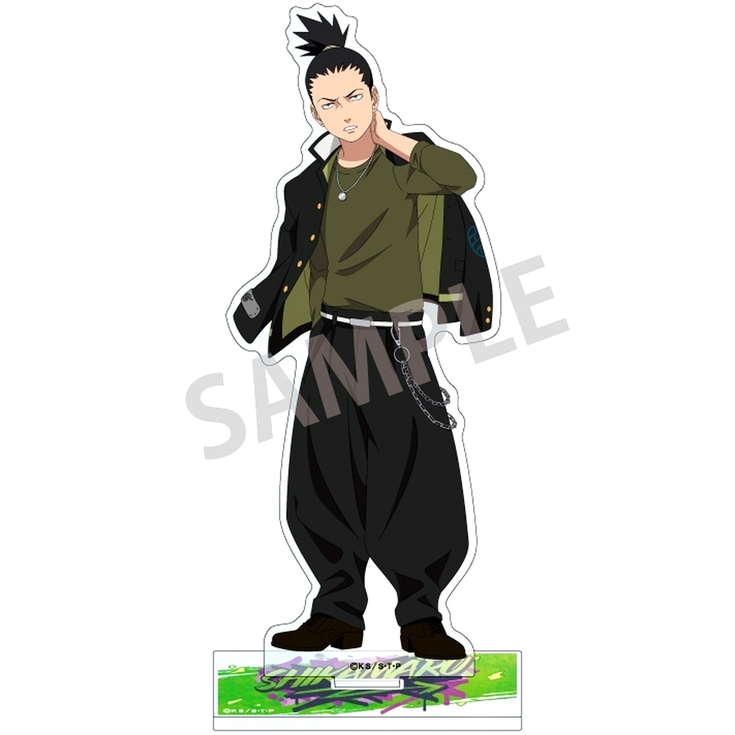 Shikamaru Nara Academy Acrylic Stand Naruto Shippuden [USED]