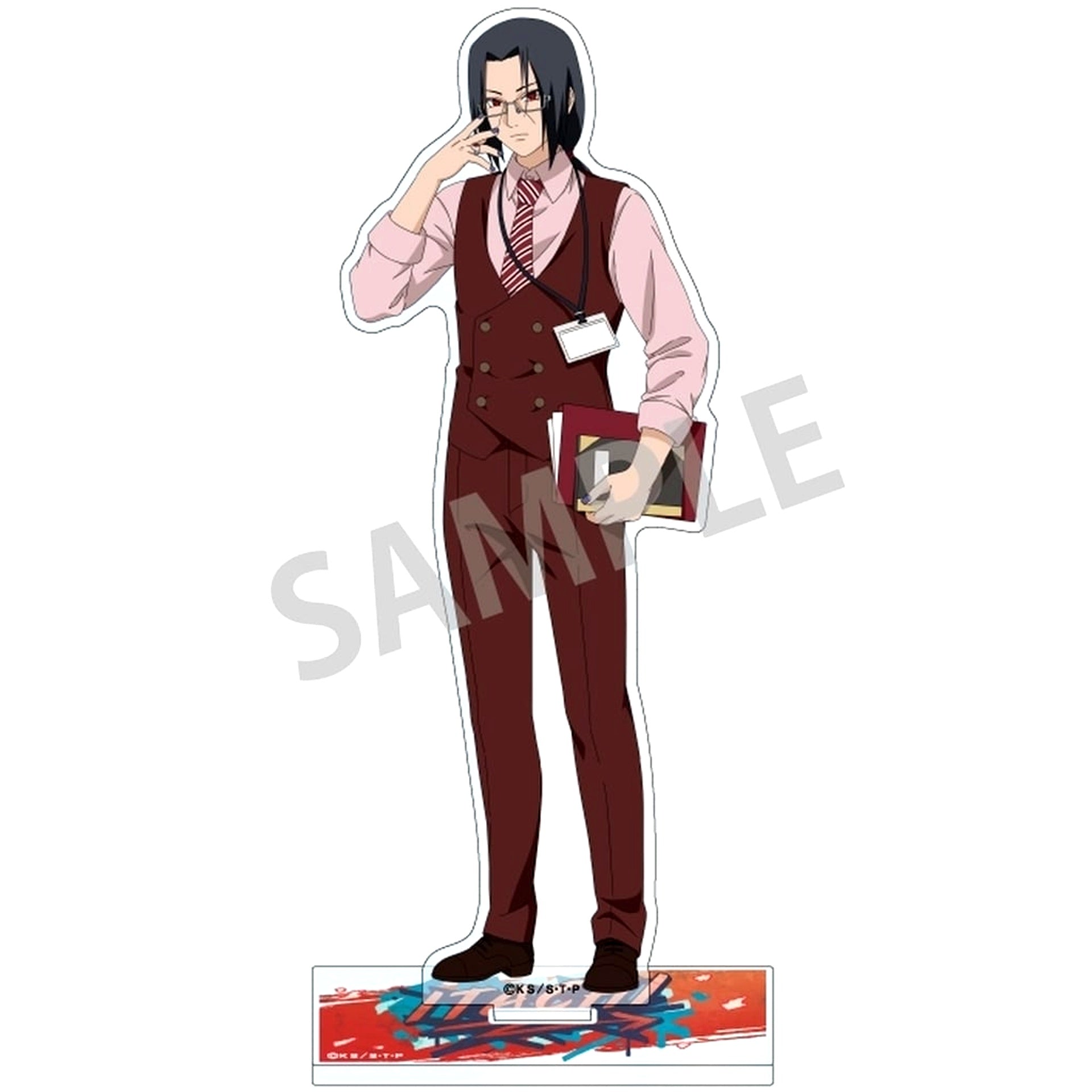 Itachi Uchiha Academy Acrylic Stand Naruto Shippuden [USED]
