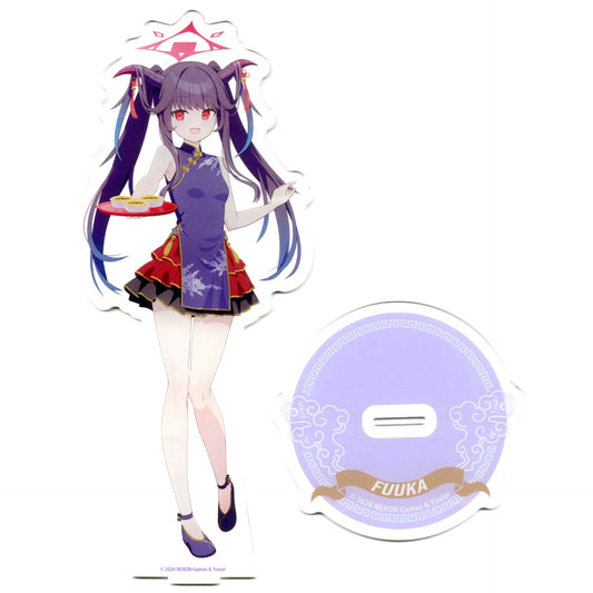Aikiyo Fuuka Standard Ver Jumbo Acrylic Stand Blue Archive x Yokohama Chinatown Mission Quest Phantom Egg Tart Lottery Prize [USED]