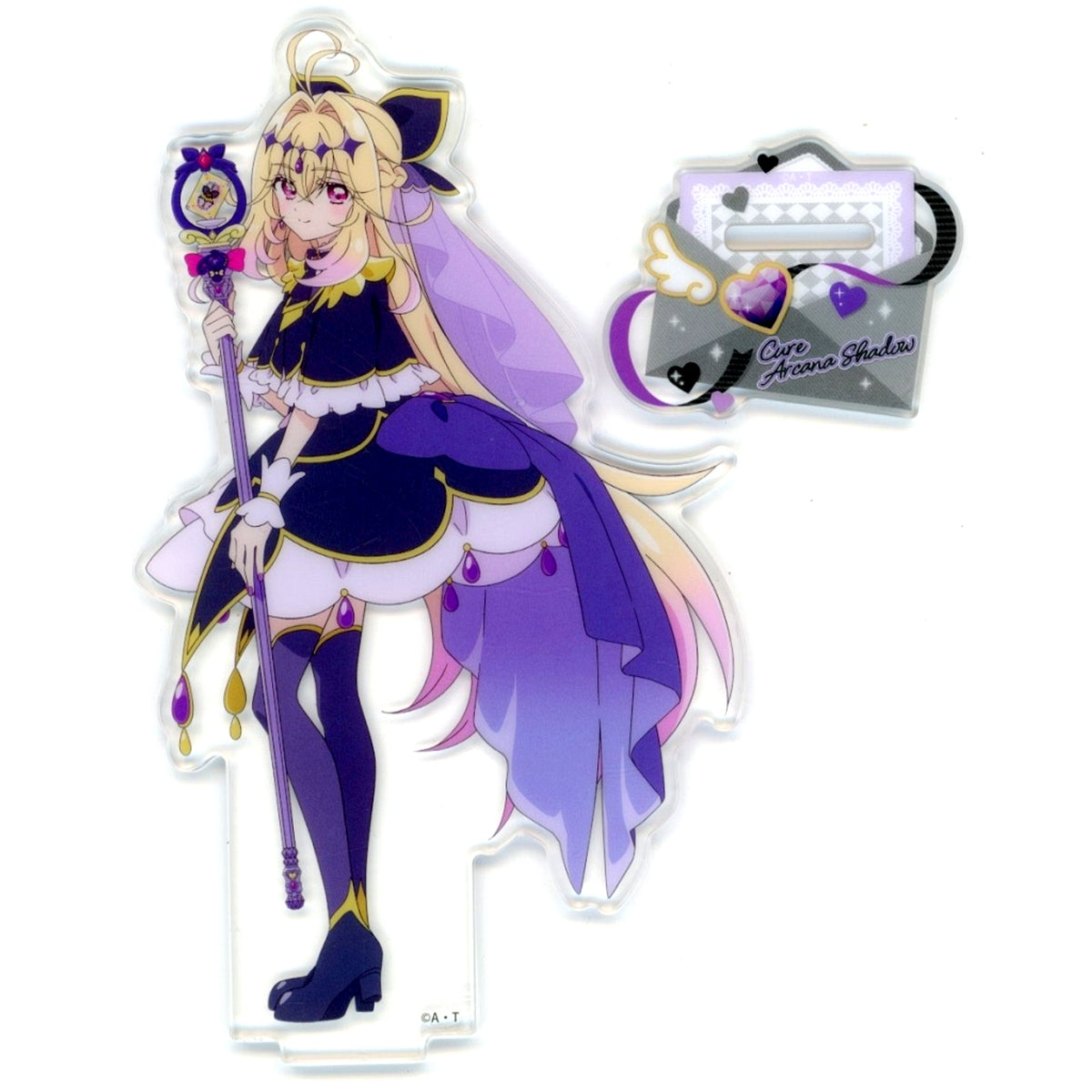 Cure Arcana Shadow Acrylic Stand Star Detective Precure! Exhibition Why? Mystery?! Invitation [USED]