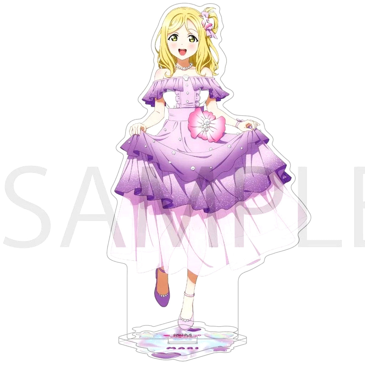 Mari Ohara Pukipuki Aqours Fair Ver. Acrylic Stand Love Live! Sunshine!! [USED]