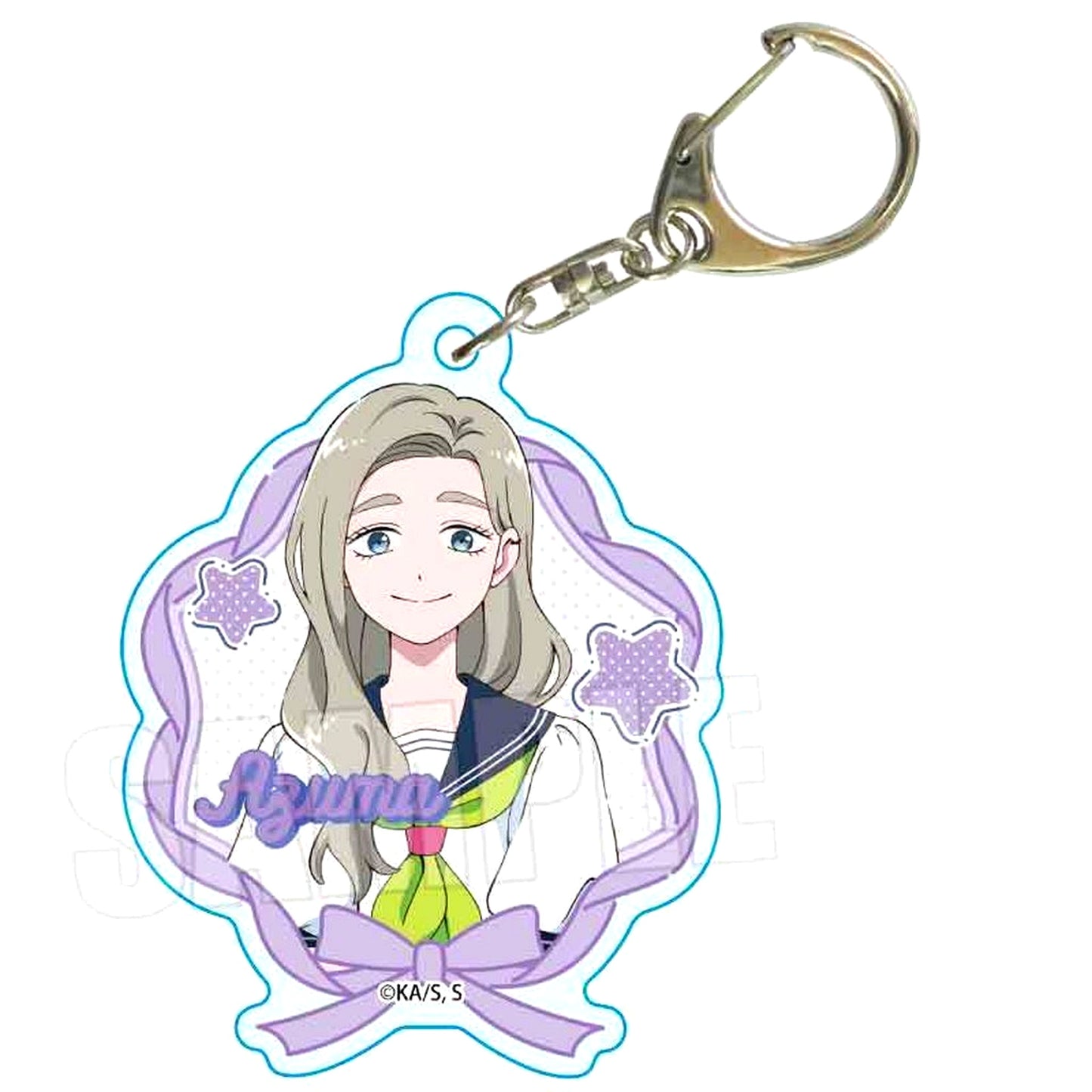 Shino Higashi You and I Are Polar Opposites TV Anime Acrylic Keychain [USED]