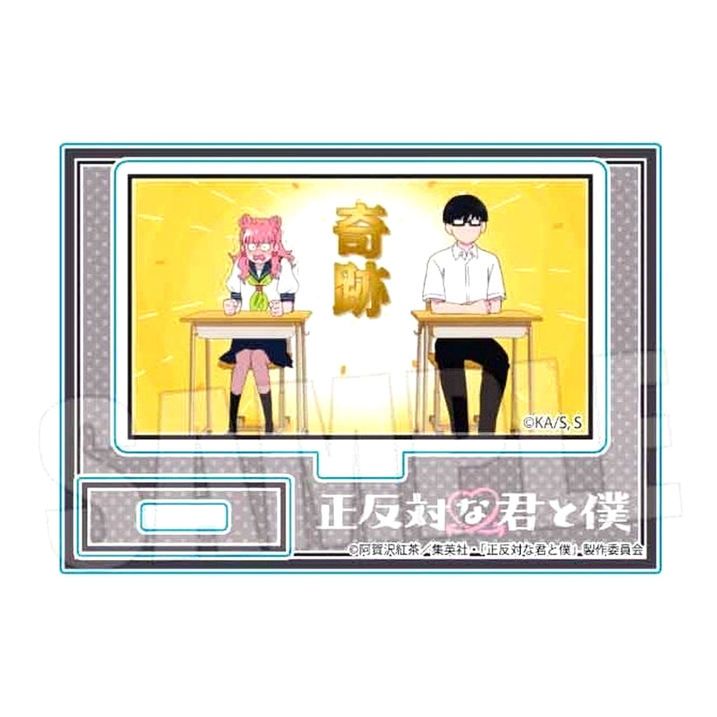 Miyu Suzuki & Yusuke Tani Mini Stand TV Anime You and I Are Polar Opposites [USED]