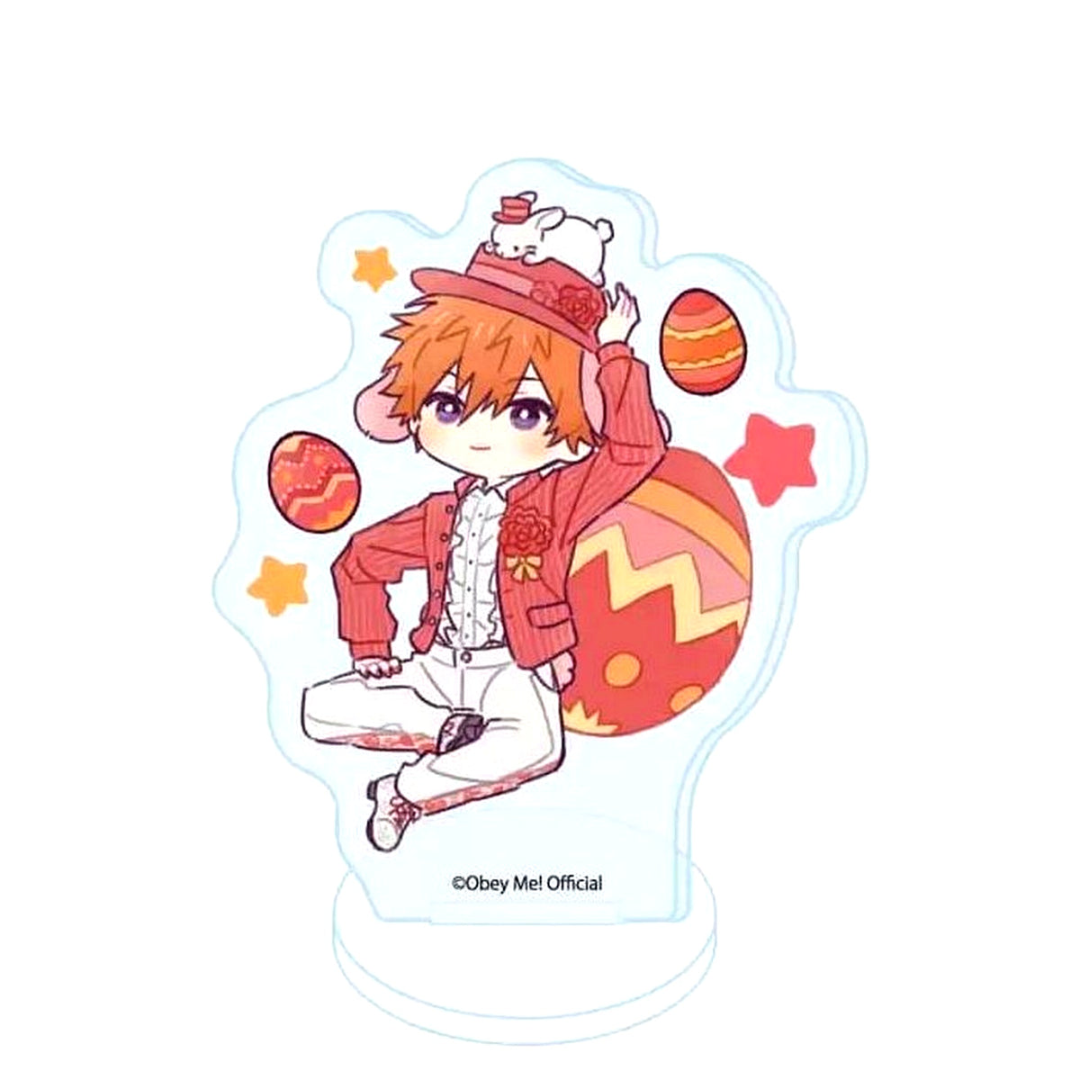 Beelzebub Obey Me! Nightbringer Acrylic Petit Stand 22 Easter Ver Retro Art Illustration [USED]