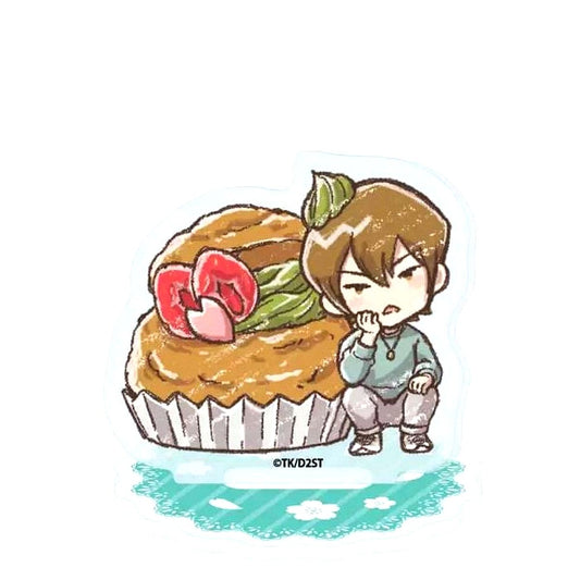 Hideaki Tojo Ace of Diamond Act II: Second Season Acrylic Petit Stand Sweets Ver. Illustration [USED]