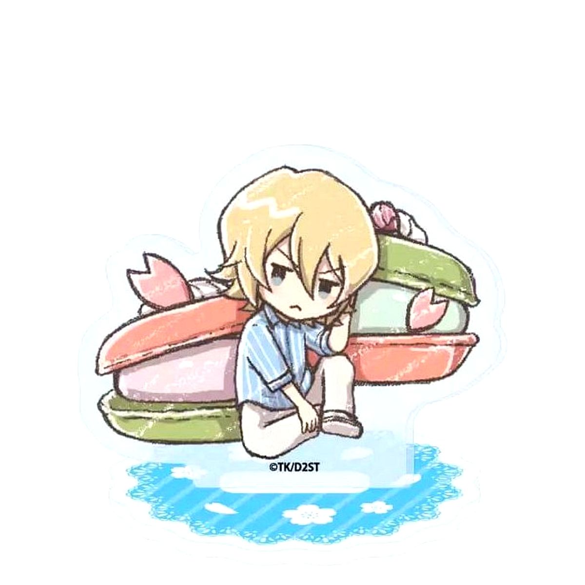 Koushuu Okumura Ace of Diamond Act II: Second Season Acrylic Petit Stand Sweets Ver. Illustration [USED]