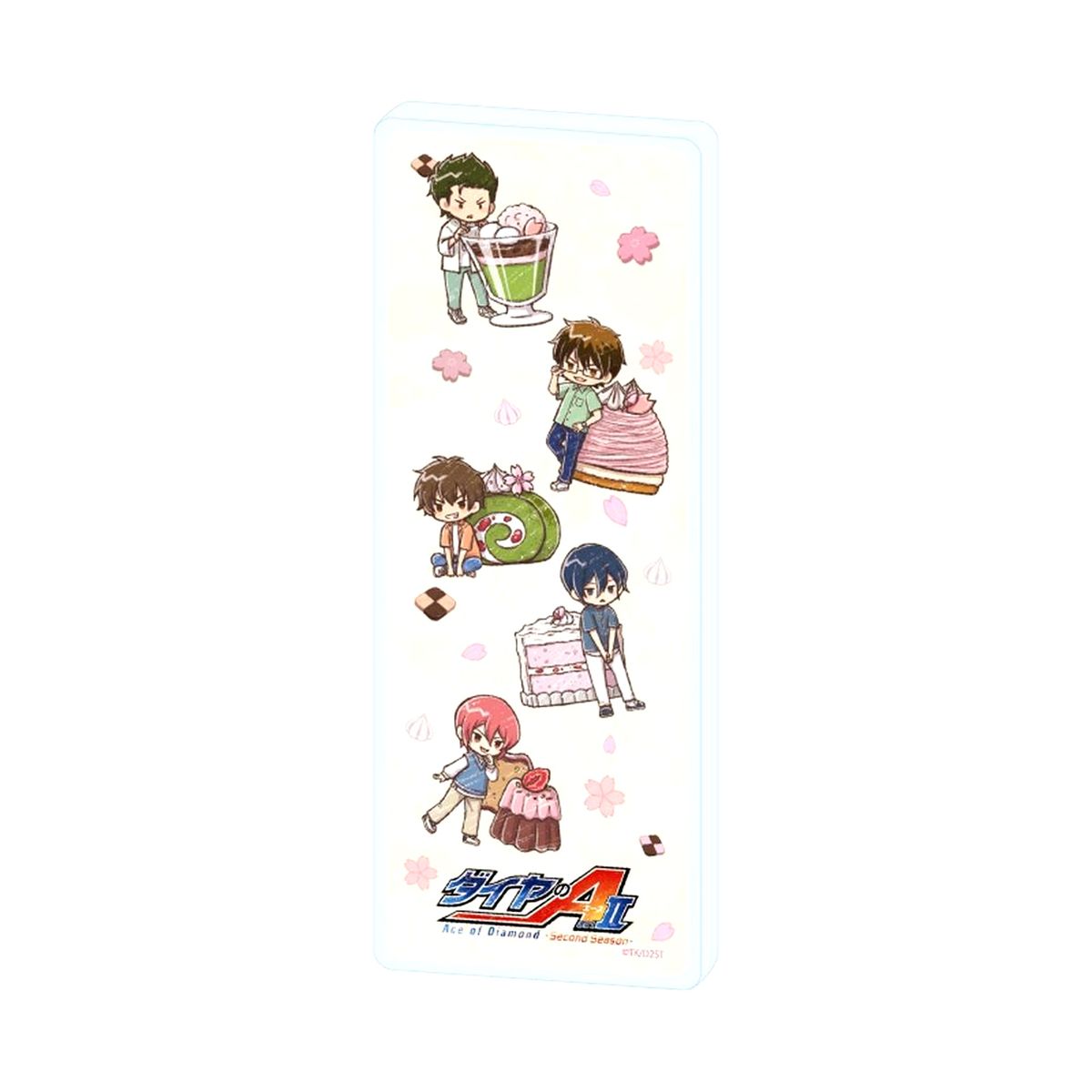 Pattern A Sweets Ver. Graph Art Illustration Mini Acrylic Block TV Anime Ace of Diamond Act II: Second Season [USED]
