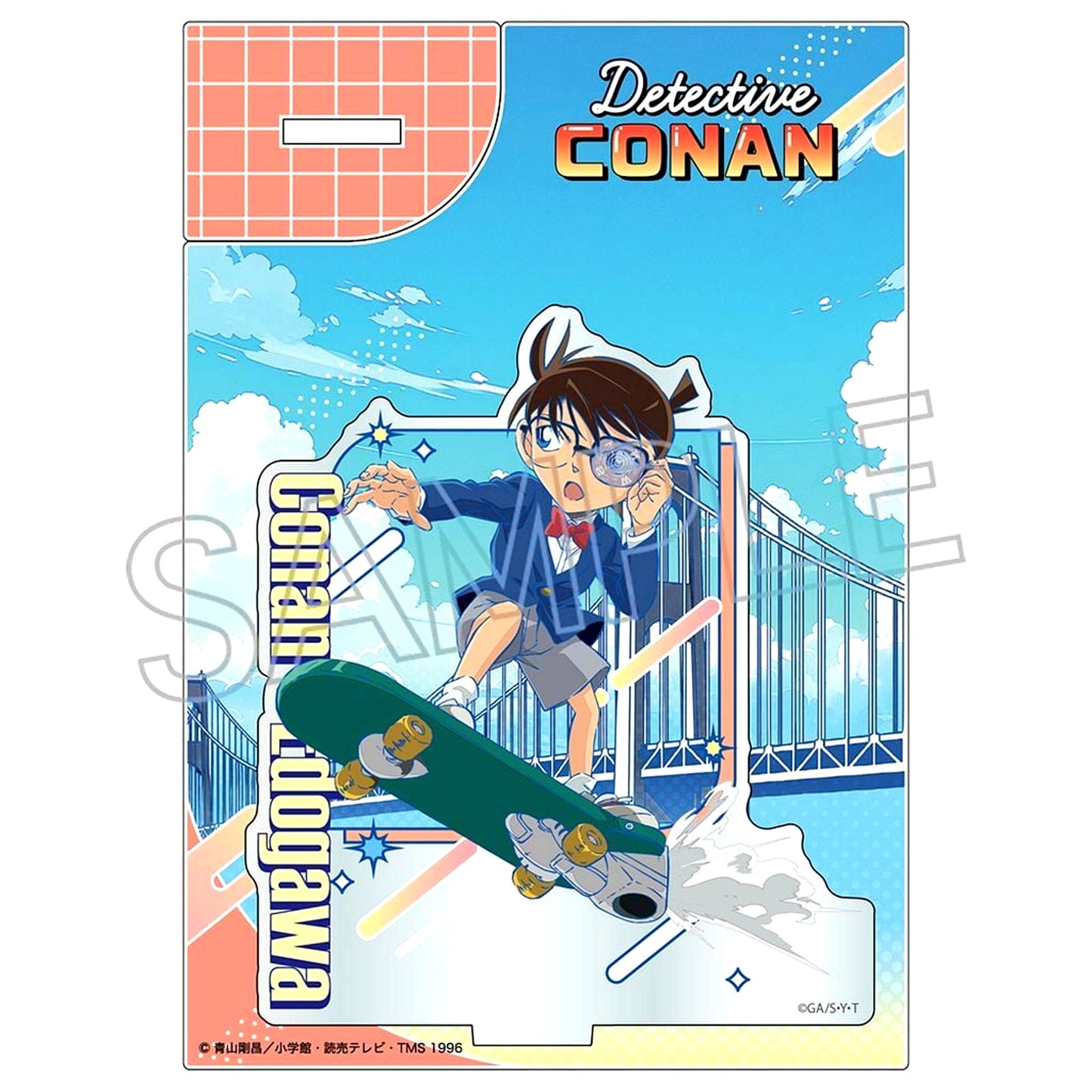 Conan Edogawa Newtro Pop Acrylic Stand Detective Conan [USED]