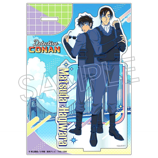 Jinpei Matsuda & Kenji Hagiwara Newtro Pop Acrylic Stand Detective Conan [USED]