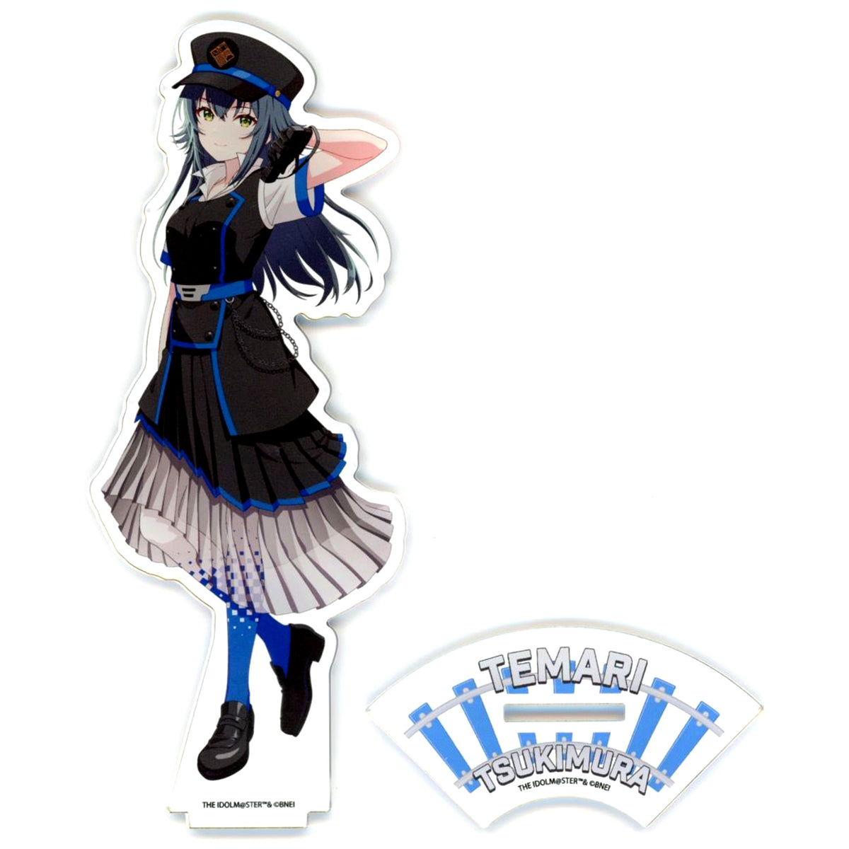 No. 74 Temari Tsukimura Station Attendant Costume Ver. Illustration Acrylic Stand Gakuen iDOLM@STER HATSUBOSHI GAKUEN Terminal in Tokyo Character Street Ichiban Plaza [USED]