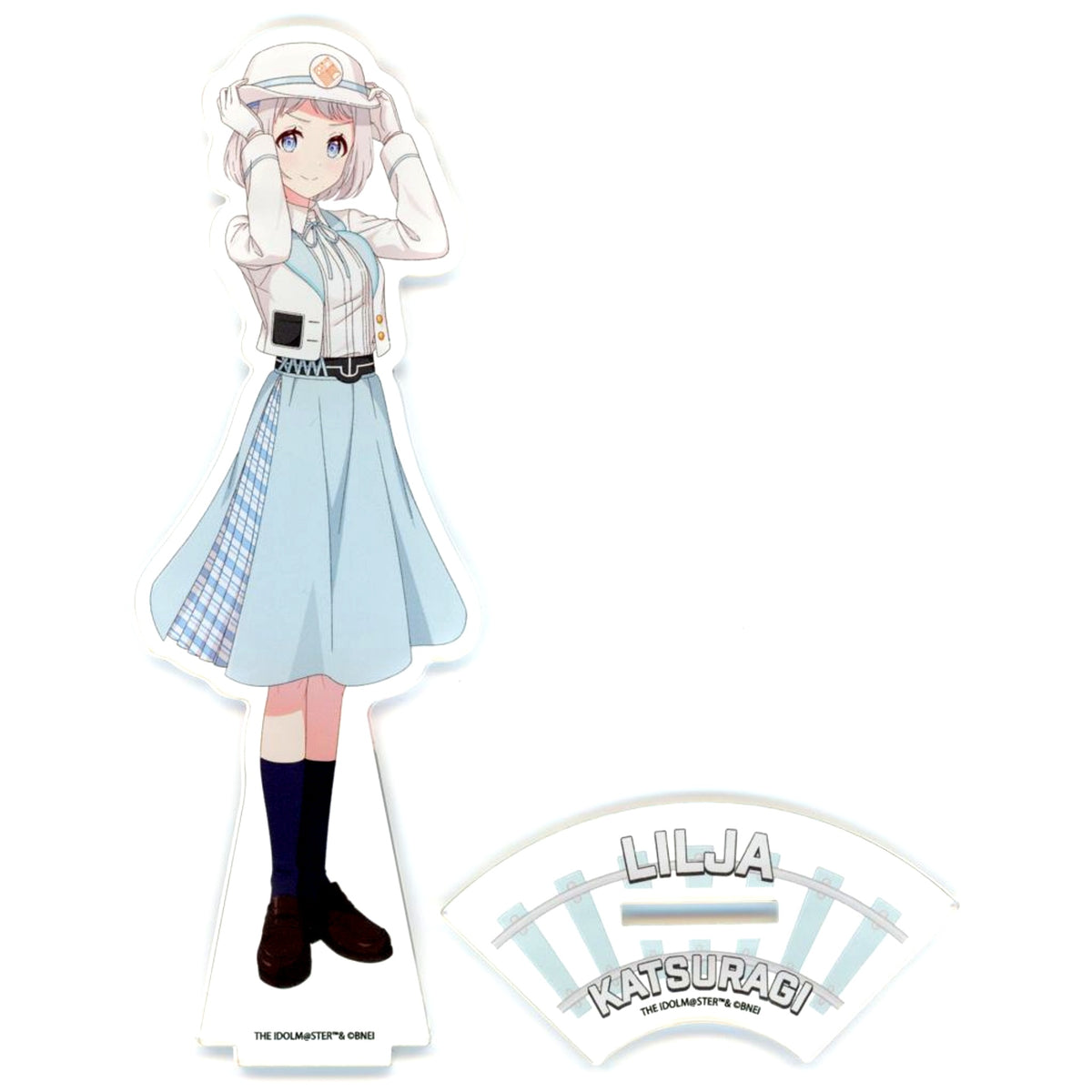 No. 78 Lilja Katsuragi Station Attendant Costume Ver. Illustration Acrylic Stand Gakuen iDOLM@STER HATSUBOSHI GAKUEN Terminal in Tokyo Character Street Ichiban Plaza [USED]
