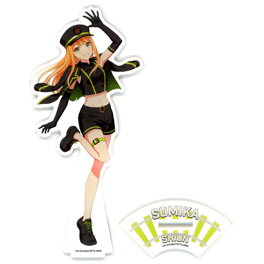 No. 80 Sumika Shiun Station Attendant Costume Ver. Illustration Acrylic Stand Gakuen iDOLM@STER HATSUBOSHI GAKUEN Terminal in Tokyo Character Street Ichiban Plaza [USED]
