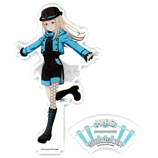 No. 81 Hiro Shinozawa Station Attendant Costume Ver. Illustration Acrylic Stand Gakuen iDOLM@STER HATSUBOSHI GAKUEN Terminal in Tokyo Character Street Ichiban Plaza [USED]