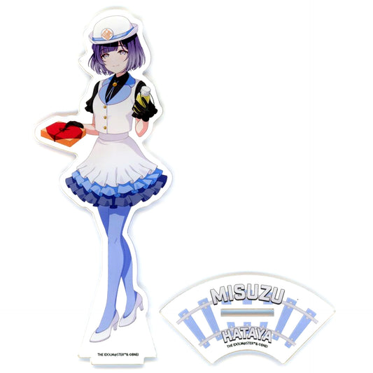 No. 83 Misuzu Hataya Station Attendant Costume Ver. Illustration Acrylic Stand Gakuen iDOLM@STER HATSUBOSHI GAKUEN Terminal in Tokyo Character Street Ichiban Plaza [USED]