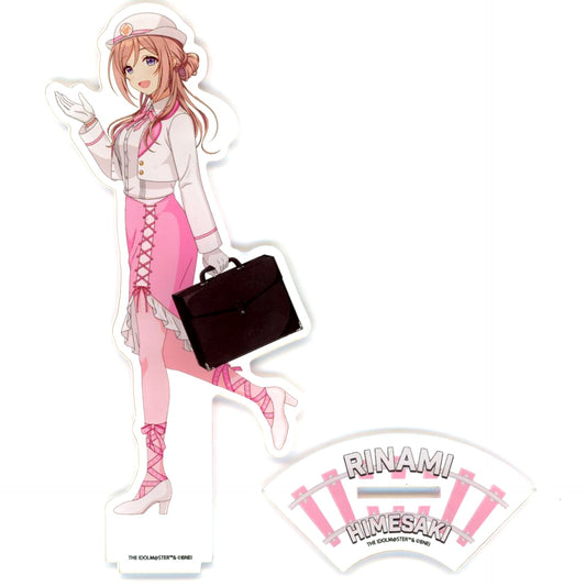 No. 85 Rinami Himesaki Station Attendant Costume Ver. Illustration Acrylic Stand Gakuen iDOLM@STER HATSUBOSHI GAKUEN Terminal in Tokyo Character Street Ichiban Plaza [USED]