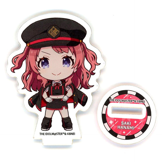 Saki Hanami Gakuen iDOLM@STER HATSUBOSHI GAKUEN Terminal in Tokyo Character Street Ichiban Plaza Acrylic Petite Stand 06 Station Attendant Ver. Mini Character Illustration [USED]