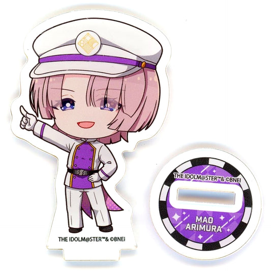Mao Arimura Gakuen Idolmaster Hatsuboshi Gakuen Terminal in Tokyo Character Street Ichiban Plaza Acrylic Petit Stand 06 Station Attendant Style Costume Ver. Chibi Illustration [USED]