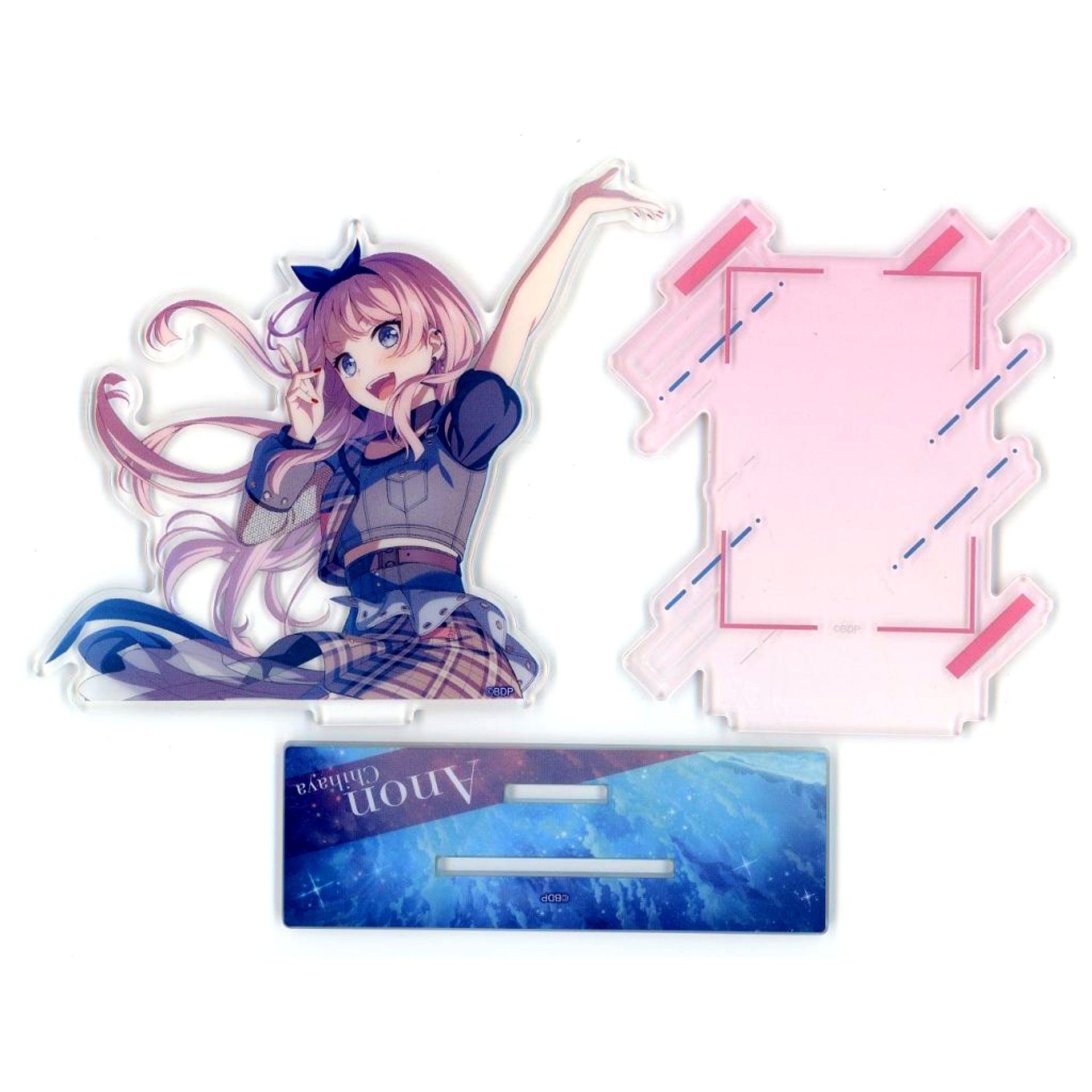Anon Chihaya Zero Gravity Ver. Accessory Deco Acrylic Stand Pop BanG Dream! It's MyGO!!!!! [USED]