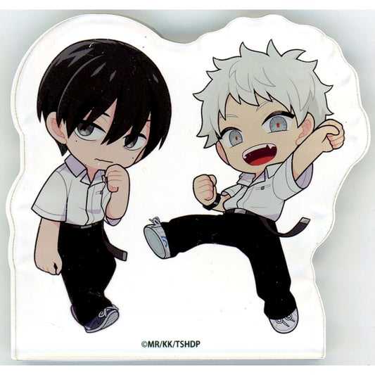 Yoshiki Tsujinaka & Hikaru Acrylic Block Illustration The Summer Hikaru Died [USED]