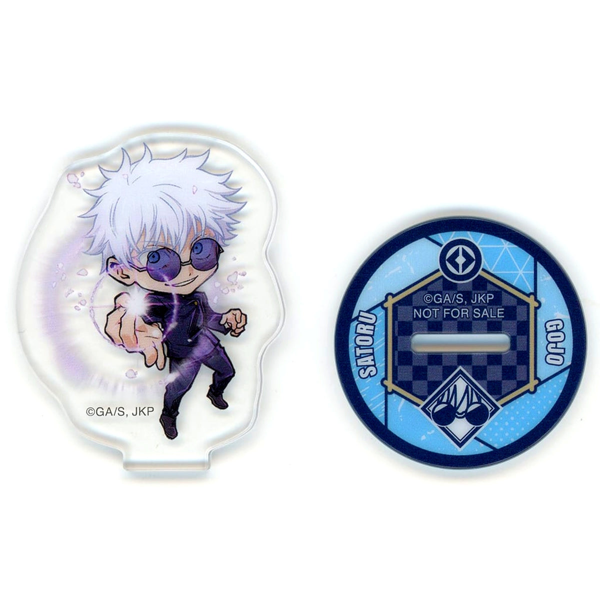 Satoru Gojo B Hidden Inventory / Premature Death Jujutsu Kaisen 5th Anniversary x Muten Kura Sushi Bikkura Pon! Acrylic Stand [USED]