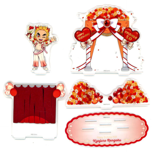 Kyojuro Rengoku Diorama Acrylic Stand Demon Slayer: Kimetsu no Yaiba ufotable Cafe Machi Asobi CAFE Kyojuro Rengoku Birthday Festival 2026 [USED]