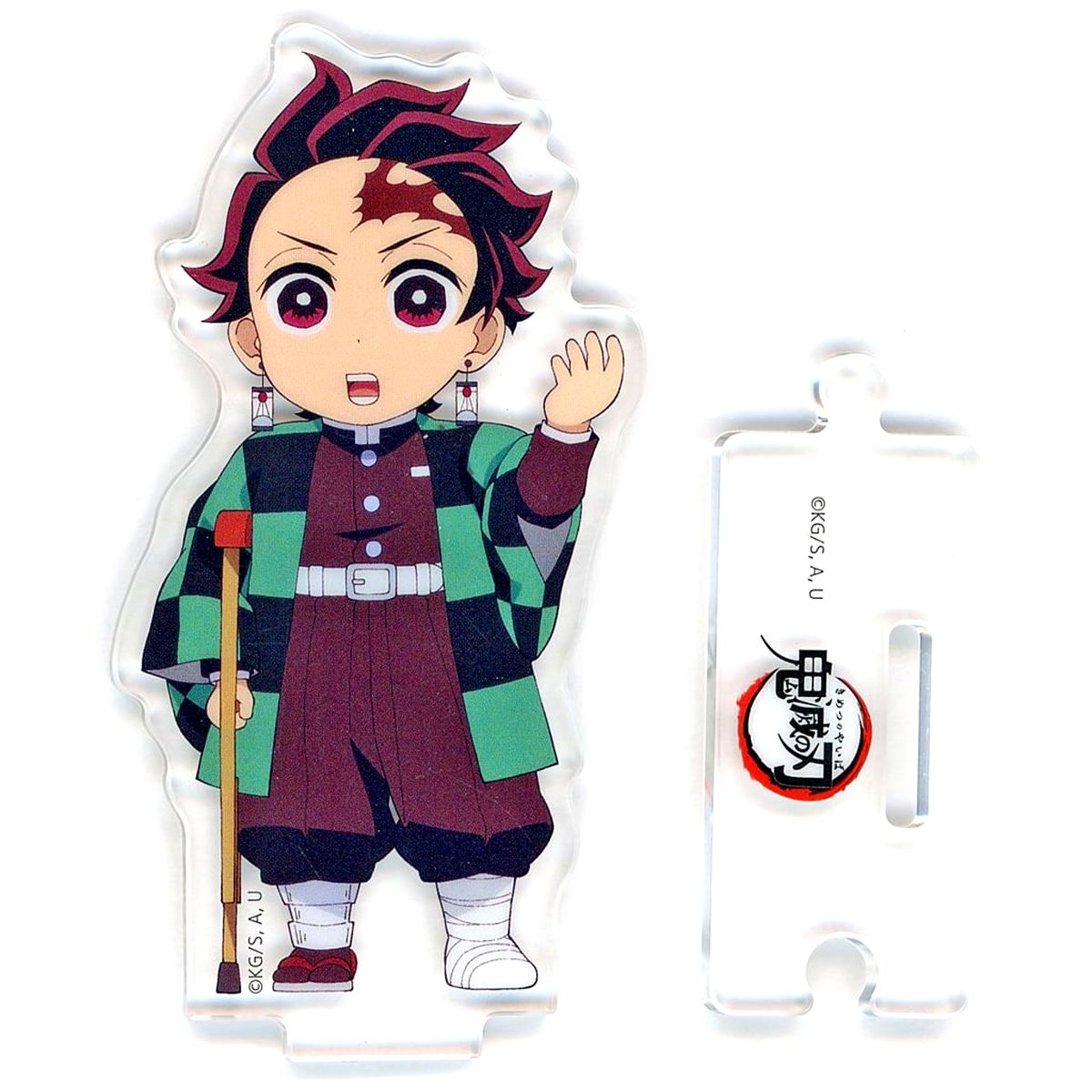 Tanjiro Kamado Crutches Demon Slayer: Kimetsu no Yaiba x ufotable Cafe x Machi Asobi CAFE Connected Gathering 2026 Hashira Training Arc Illustrated Mini Random Acrylic Stand C [USED]
