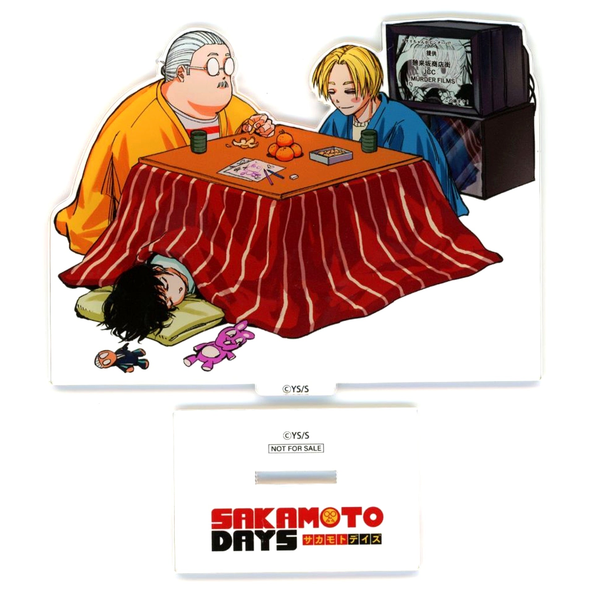 Sakamoto & Shin & Hana Relaxing Acrylic Stand SAKAMOTO DAYS Comics Vol.26 Zebrack Present Campaign Winning Prize [USED]