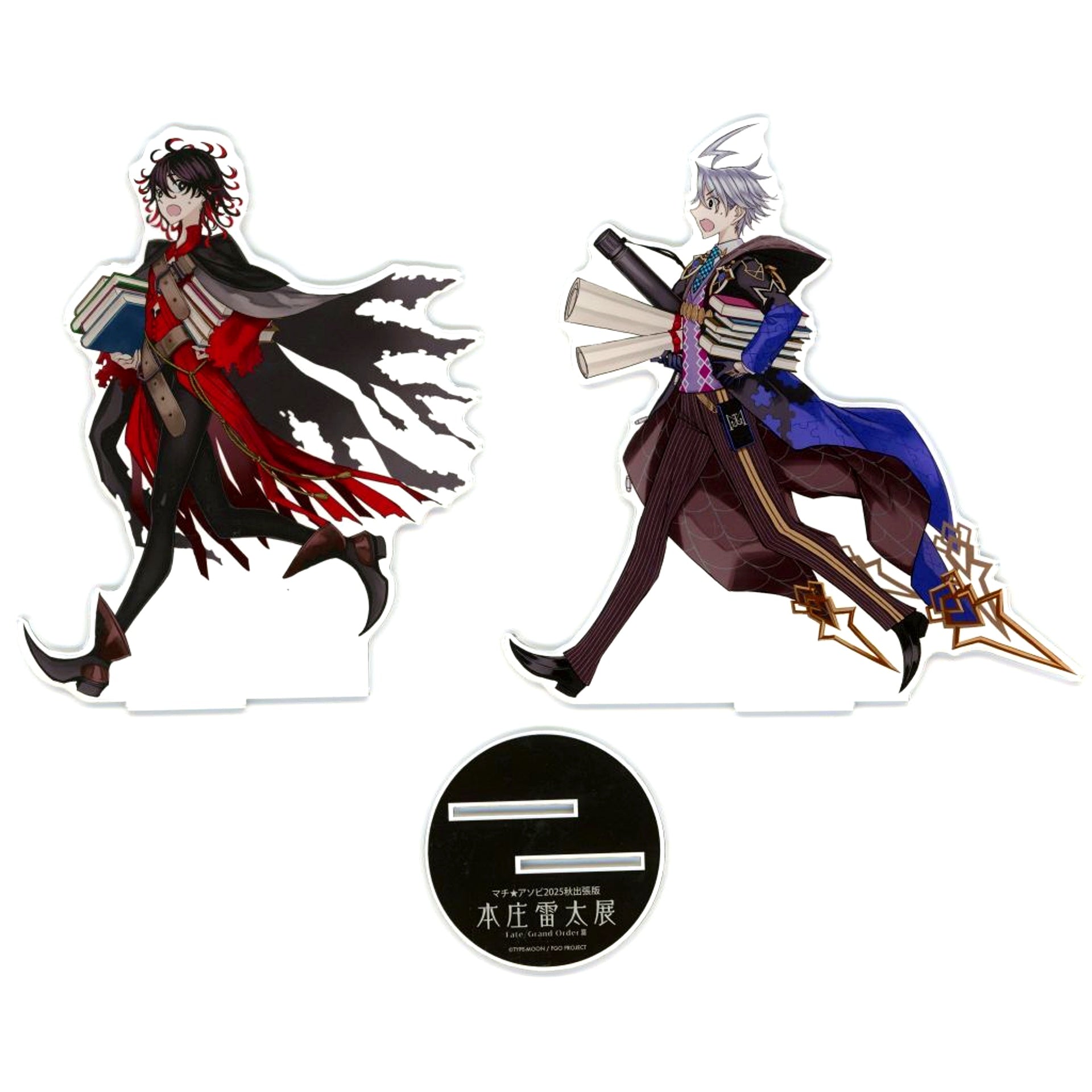 A. Pretender / Dante Alighieri & Ruler / James Moriarty Running BIG Acrylic Stand Raita Honjou Exhibition Fate/Grand Order 03 [USED]