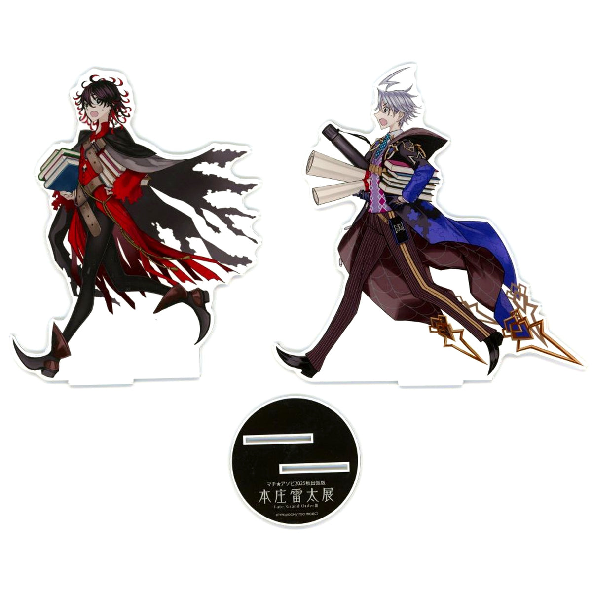 A. Pretender / Dante Alighieri & Ruler / James Moriarty Running BIG Acrylic Stand Raita Honjou Exhibition Fate/Grand Order 03 [USED]