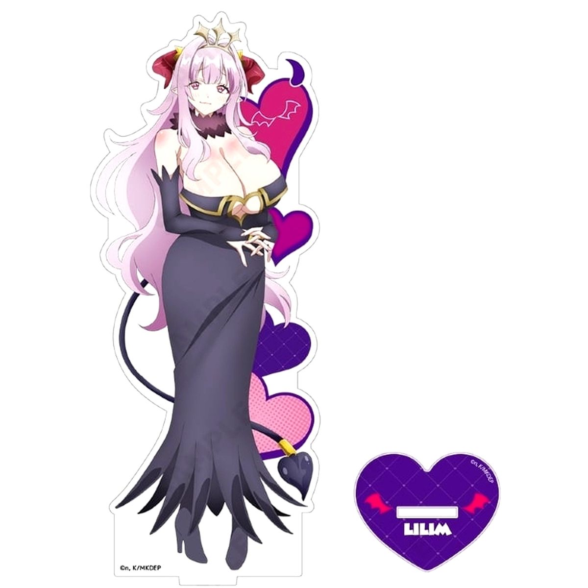 Lilim Zebul Big Acrylic Stand TV Anime Mistress Kanan is Devilishly Easy [USED]