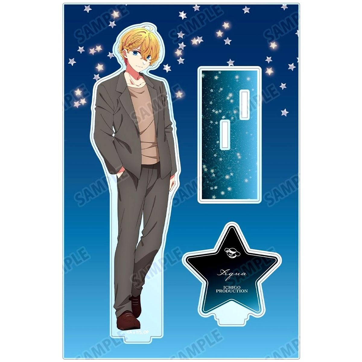 Aquamarine Hoshino Large Acrylic Stand with Parts Oshi No Ko [USED]