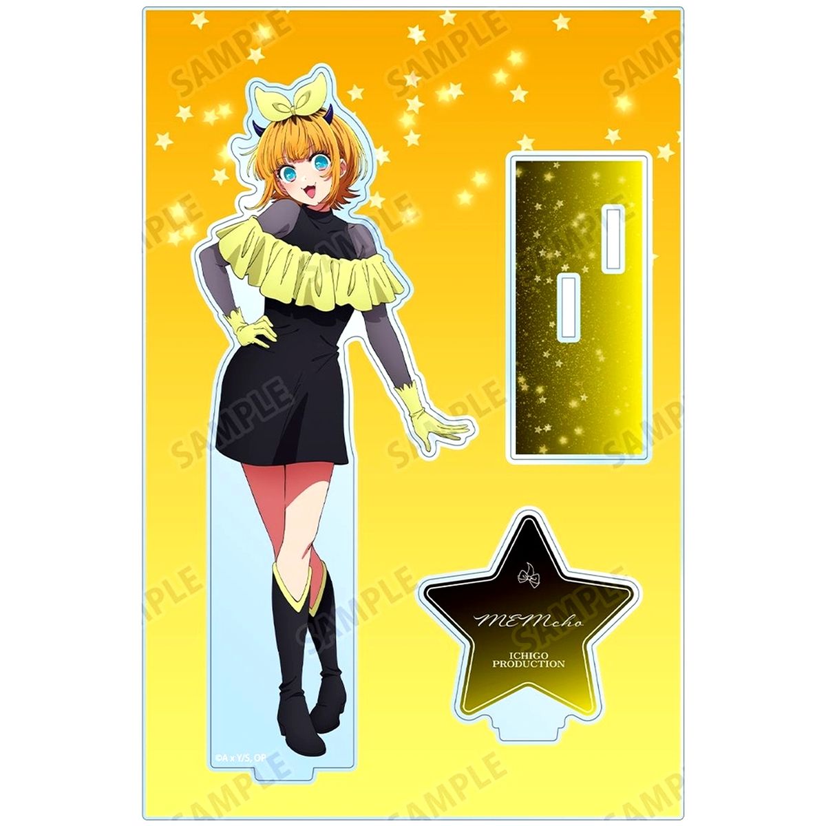 MEM-cho Large Acrylic Stand with Parts Oshi No Ko [USED]
