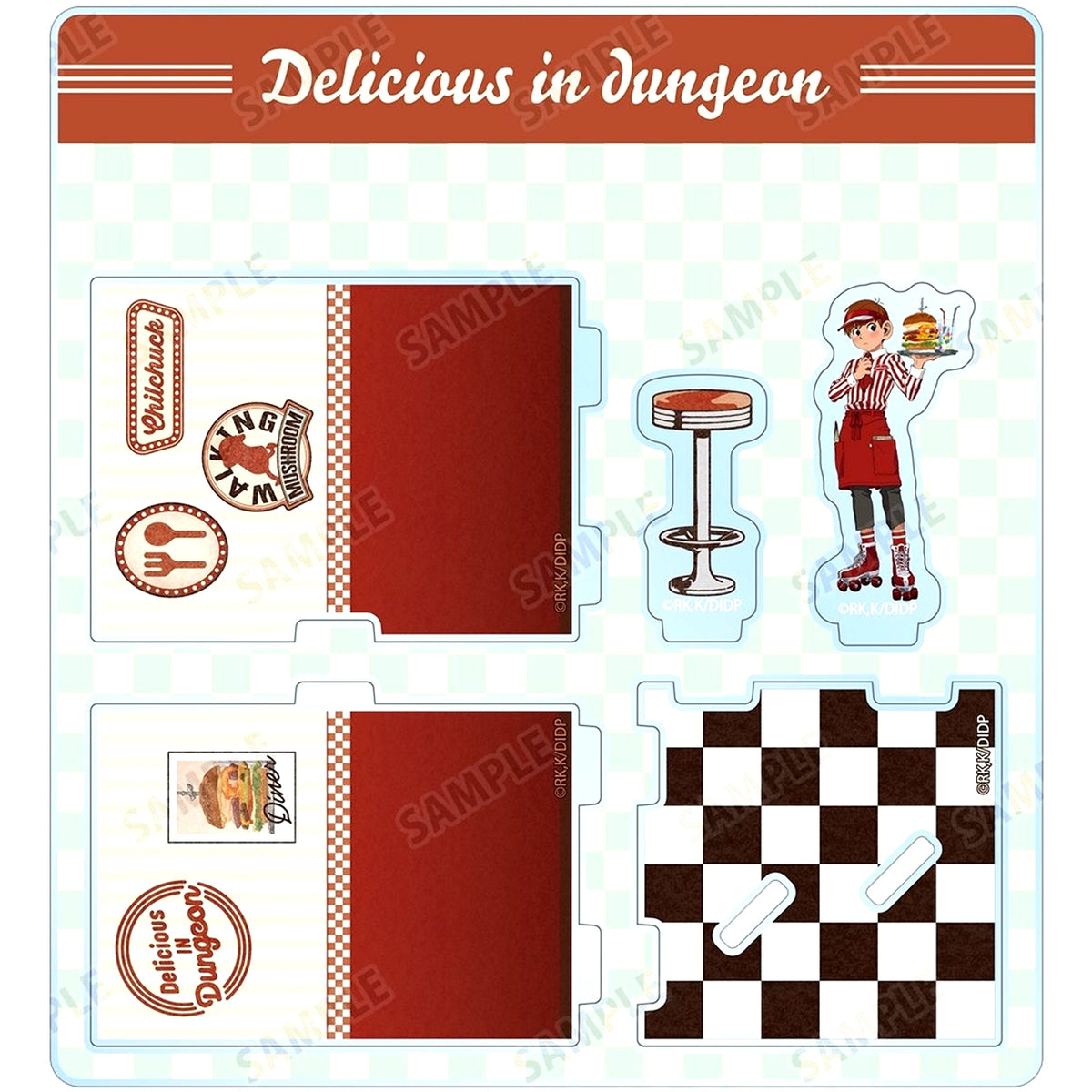 Chilchuck Tims Illustration American Diner Ver. Diorama Acrylic Stand TV Anime Delicious in Dungeon [USED]