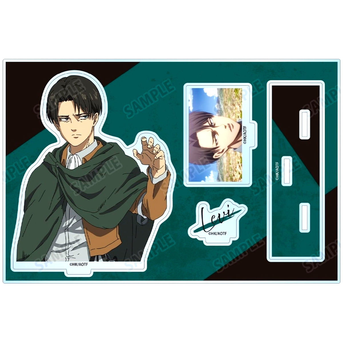 Levi Ackerman Big Acrylic Stand with Parts Vol. 3 TV Anime Attack on Titan [USED]