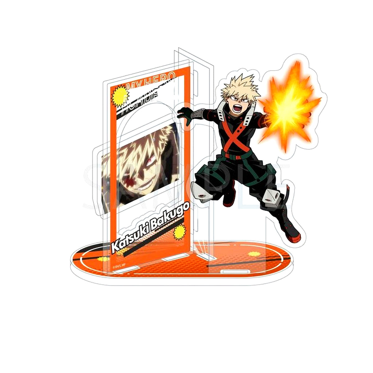 Katsuki Bakugo 02. My Hero Academia Anime Scene Shot Acrylic Stand [USED]