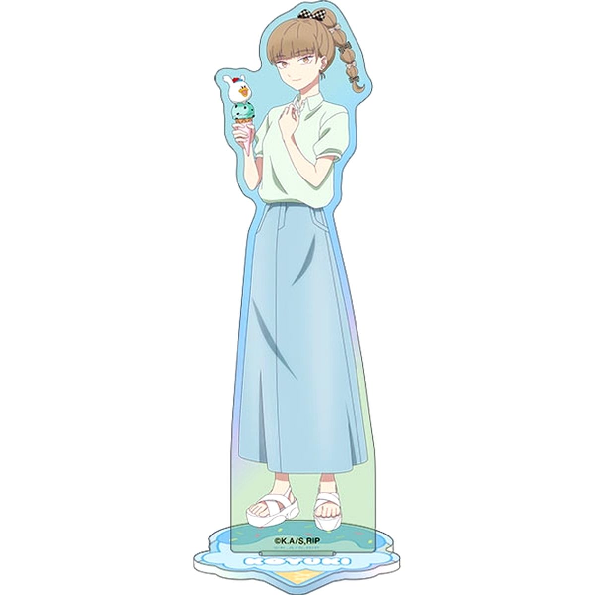 Koyuki Hikawa Aurora Acrylic Stand The Ramparts of Ice [USED]