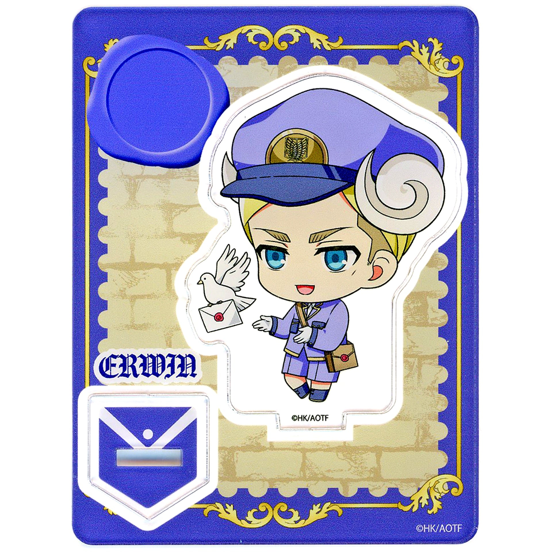 Erwin Smith Otodoke Me-ru Ver. Petit Acrylic Mascot Attack on Titan [USED]