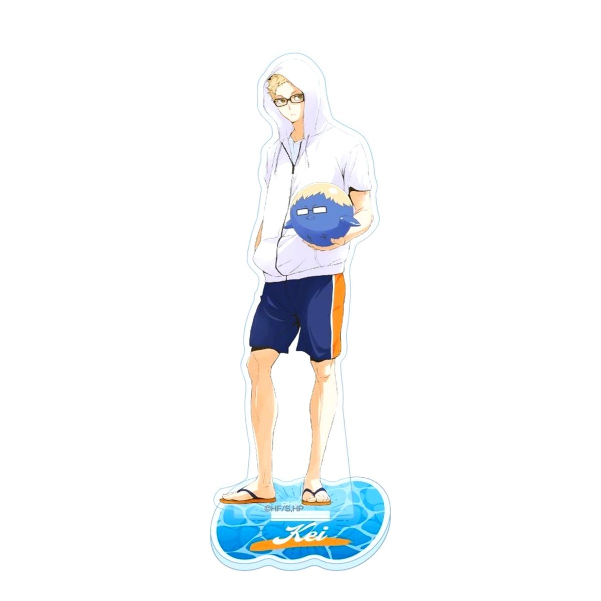 Kei Tsukishima Haikyu!! Acrylic Stand Beach Ball Ver. [USED]