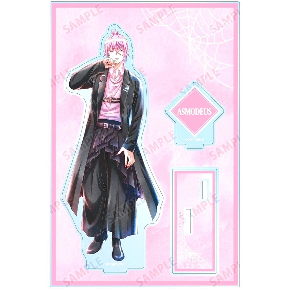 Asmodeus Alice Illustration Ani-Art Aqua Label Big Acrylic Stand with Parts Black Outfit Ver. Welcome to Demon School! Iruma-kun [USED]