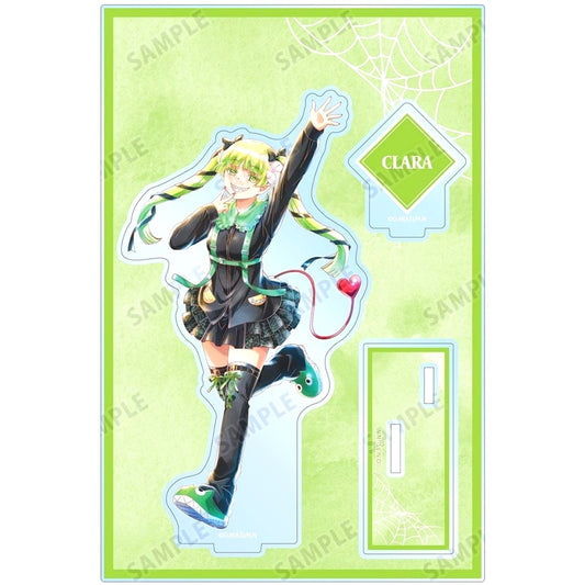 Valac Clara Illustration Ani-Art Aqua Label Big Acrylic Stand with Parts Black Outfit Ver. Welcome to Demon School! Iruma-kun [USED]