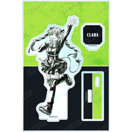 Valac Clara Illustration Ani-Art Black Label Big Acrylic Stand with Parts Black Outfit Ver. Welcome to Demon School! Iruma-kun [USED]
