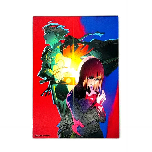 Ayaka Sajyou & Saber Textured Acrylic Panel TV Anime Fate/strange Fake [USED]