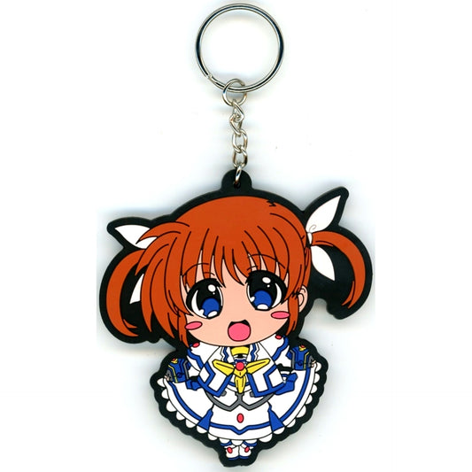 Nanoha Takamachi Original Rubber Charm Magical Girl Lyrical Nanoha INNOCENT x Sumitomo Mitsui VISA Card Point Exchange Prize [USED]
